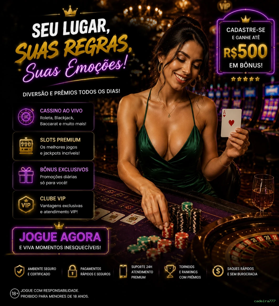 Jogos com maior RTP na cadeira777